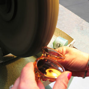 Polissage de la face au rouleau